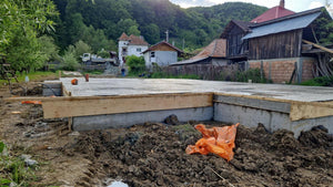 Pouring of the Foundation Slab for Two-Story House in Arges County thumbnail