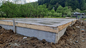 Pouring of the Foundation Slab for Two-Story House in Arges County thumbnail