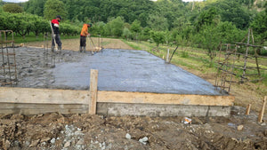 Pouring of the Foundation Slab for Two-Story House in Arges County thumbnail