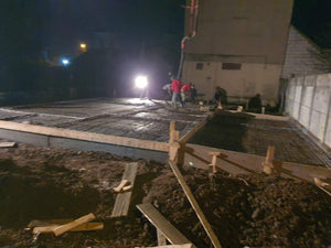 Foundation Plate Pouring for a Metal Structure House in Bucharest thumbnail