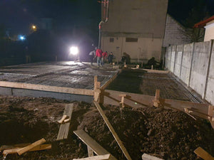 Foundation Plate Pouring for a Metal Structure House in Bucharest thumbnail