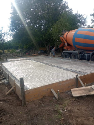 Foundation Plate Pouring for a Metal Skeleton House in Ialomita thumbnail