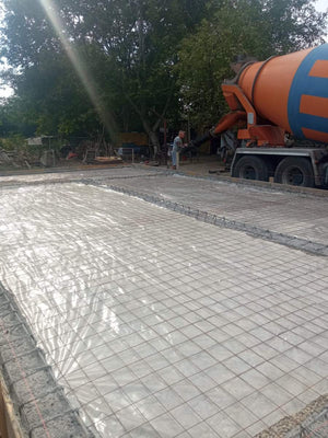 Foundation Plate Pouring for a Metal Skeleton House in Ialomita thumbnail