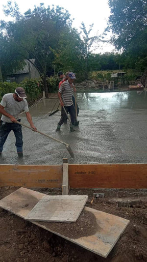 Foundation Plate Pouring for a Metal Skeleton House in Ialomita thumbnail