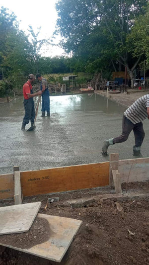 Foundation Plate Pouring for a Metal Skeleton House in Ialomita thumbnail