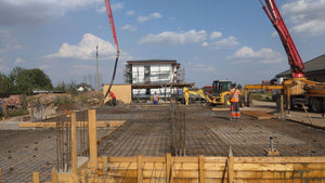 Pouring of Plate on Masonry for a 386 sqm House in Bucharest thumbnail