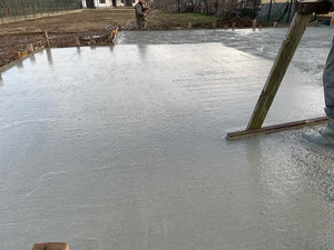Pouring of Ground Level Plate for a Single-Family Two-Story House thumbnail