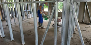 Helicopterized Pouring for a 320 sqm Metal House in Snagov thumbnail