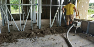 Helicopterized Pouring for a 320 sqm Metal House in Snagov thumbnail