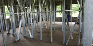 Helicopterized Pouring for a 320 sqm Metal House in Snagov thumbnail