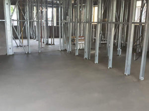 Mechanized Pouring for a Single-Story Metal Structure House thumbnail