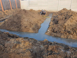 Pouring and Reinforcement of Foundation Beam Base for a Metal House thumbnail