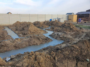 Pouring and Reinforcement of Foundation Beam Base for a Metal House thumbnail