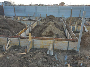 Pouring and Reinforcement of Foundation Beam Base for a Metal House thumbnail