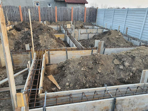 Pouring and Reinforcement of Foundation Beam Base for a Metal House thumbnail