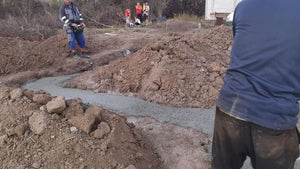 Foundation Base Pouring for a 155 sqm Metal House Project thumbnail