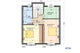 Two Floor Steel Frame House 125-102 With 4 Rooms 125-102 - upper floor plan image
