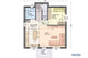 Two Floor Steel Frame House 125-102 With 4 Rooms 125-102 - ground floor plan image