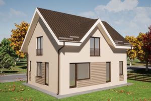 Two Story Steel Frame House With 4 Bedrooms 3 Baths 150-099 - house design image 4 thumbnail