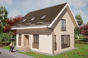 Two Story Steel Frame House With 4 Bedrooms 3 Baths 150-099 - house design image 5 thumbnail