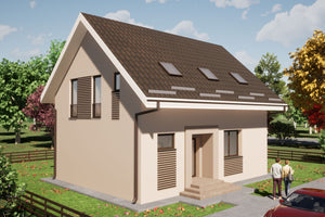 Two Story Steel Frame House With 4 Bedrooms 3 Baths 150-099 - house design image 6 thumbnail