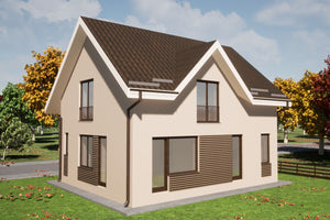 Two Story Steel Frame House With 4 Bedrooms 3 Baths 150-099 - house design image 8 thumbnail