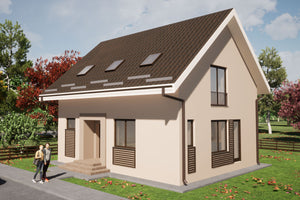 Two Story Steel Frame House With 4 Bedrooms 3 Baths 150-099 - house design image 9 thumbnail