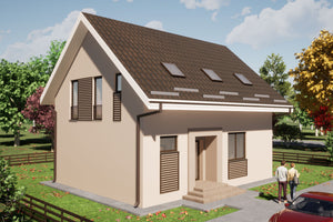 Two Story Steel Frame House With 4 Bedrooms 3 Baths 150-099 - house design image 10 thumbnail