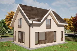 Two Story Steel Frame House With 4 Bedrooms 3 Baths 150-099 - house design image 12 thumbnail