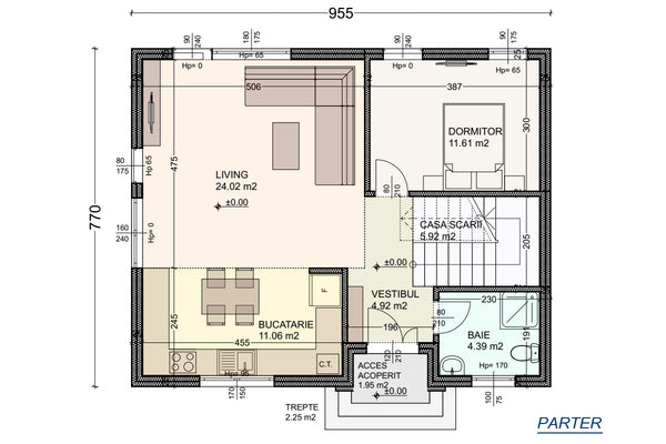 Two Story Steel Frame House With 4 Bedrooms 3 Baths 150-099 - ground floor house plan