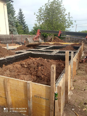 Filling and Compaction of Interior Spaces for House Foundation Beams thumbnail