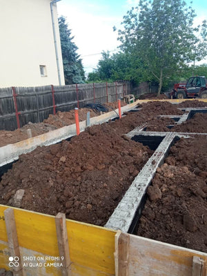 Filling and Compaction of Interior Spaces for House Foundation Beams thumbnail