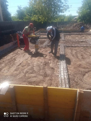 Filling and Compaction of Interior Spaces for House Foundation Beams thumbnail
