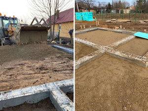 Filling of Spaces Between Foundations for a 162 sqm House in Snagov thumbnail