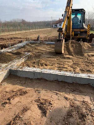 Filling of Spaces Between Foundations for a 162 sqm House in Snagov thumbnail