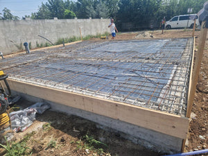 Filling, reinforcement, and pouring of foundation slab for construction in Ilfov thumbnail