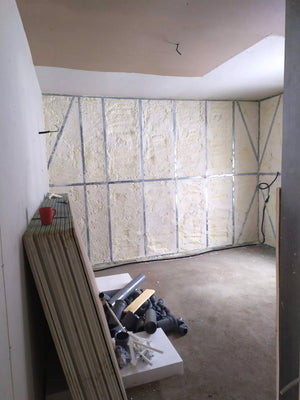 Wall Insulation with Cellulose for a Single-Story Guesthouse thumbnail