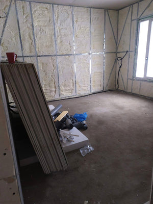 Wall Insulation with Cellulose for a Single-Story Guesthouse thumbnail