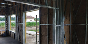 Wall Insulation with Mineral Wool for a Metal Structure House thumbnail