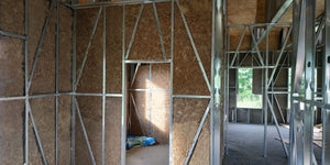 Wall Insulation with Mineral Wool for a Metal Structure House thumbnail