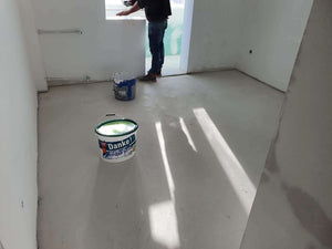 Wall and Ceiling Painting and Self-Leveling Concrete Pouring for a 120 sqm Apartment in Baneasa thumbnail