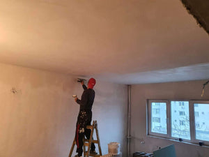 Wall and Ceiling Painting and Self-Leveling Concrete Pouring for a 120 sqm Apartment in Baneasa thumbnail